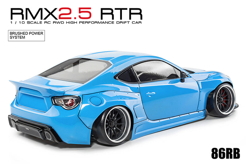 MST 531905LB RMX 2.5 RTR 86RB LIGHT BLUE BRUSHED REMOTE CONTROL DRIFT CAR BATTERY AND CHARGER NOT INCLUDED