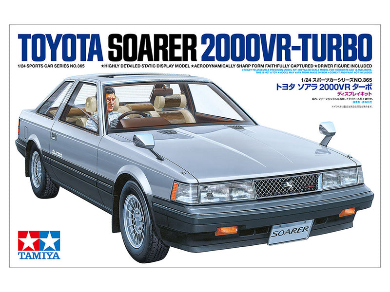 TAMIYA 24365 TOYOTA SOARER 2000VR-TURBO 1/24 SCALE PLASTIC MODEL KIT