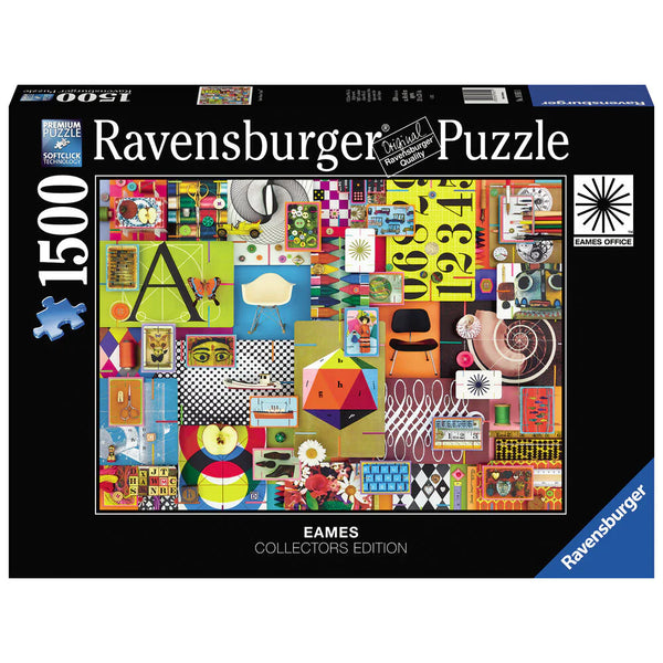 RAVENSBURGER 169511 EAMES COLLECTORS EDITION - EAMES HOUSE OF CARDS 1500PC JIGSAW PUZZLE