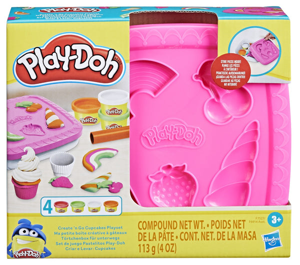 PLAY-DOH PINK CREATE N GO CUPCAKES PLAYSET