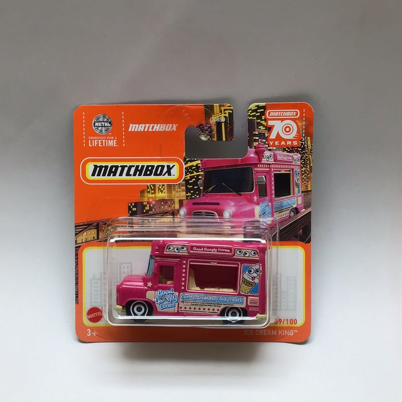 MATCHBOX 70 YEARS HLD06 ICE CREAM KING 59 OF 100 DIECAST CAR SHORTCARD