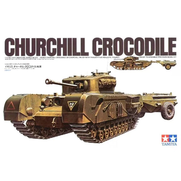 TAMIYA 35100 BRITISH CHURCHILL CROCODILE 1/35 SCALE PLASTIC KIT