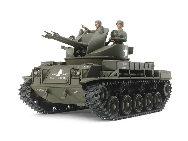 TAMIYA 35161 M42 DUSTER SELF PROPELLED A.A GUN WITH 3 FIGURES 1/35 PLASTIC MODEL KIT