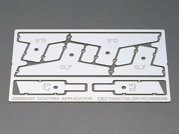 TAMIYA 35187 ZIMMERIT COATING APPLICATOR FOR 1/35 SCALE PLASTIC MODEL KITS 0.5MM AND 0.7MM SPACING