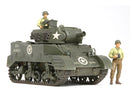 TAMIYA 35312 U.S HOWITZER MOTOR CARRIAGE M8 WITH THREE FIGURES 1/35 SCALE PLASTIC MODEL KIT