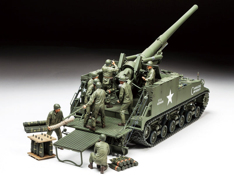 TAMIYA 35351 US SELF PROPELLED 155 MM GUN M40 TANK 1/35 SCALE PLASTIC MODEL KIT