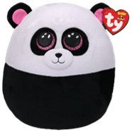 TY SQUISHY BEANIES BAMBOO PANDA 25CM SQUISH PLUSH