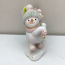 CHLOES GARDEN SNOWMAN WITH BROOM 10CM