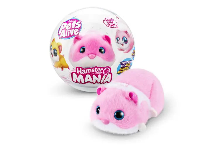 ZURU PETS ALIVE HAMSTER MANIA ASSORTED COLOURS