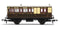 HORNBY R40114 GWR 4 WHEEL BRAKE 3RD CLASS COACH NO.301 WITH LIGHTS HO/OO GAUGE TRAIN CARRIAGE
