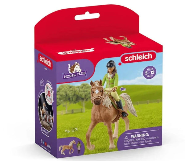 SCHLEICH 42542 HORSE CLUB SARAH AND MYSTERY