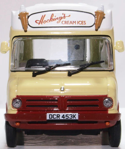 OXFORD 43CF002 BEDFORD CF ICECREAM VAN MORRISON HOCKINGS 1/43 SCALE DIE CAST COLLECTABLE