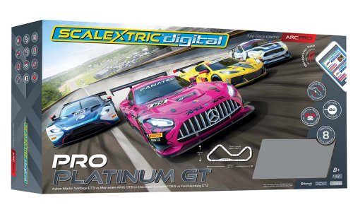 SCALEXTRIC  DIGITAL C1436S PRO PLATINUM GT 1:32 SCALE SLOT CAR SET