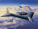 REVELL 03790 P-SERIES ARADO AR E.555 FLYING WING BOMBER CONCEPT 1/72 SCALE PLASTIC MODEL KIT