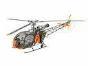 REVELL 03804 ALOUETTE II LUFTWAFFE GAS TURBINE HELICOPTER 1/32 SCALE PLASTIC MODEL KIT