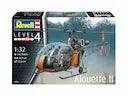 REVELL 03804 ALOUETTE II LUFTWAFFE GAS TURBINE HELICOPTER 1/32 SCALE PLASTIC MODEL KIT