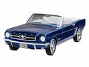 REVELL 05647 1964 FORD MUSTANG 60 YEARS OF MUSTANG 1/24 SCALE PLASTIC MODEL KIT INCLUDED PAINT AND GLUE