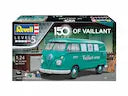 REVELL 05648 VOLKSWAGEN TYPE 2 KOMBI 150 YEARS OF VAILLANT 1/24 SCALE PLASTIC MODEL KIT INCLUDES GLUE AND PAINT