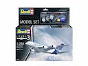 REVELL 63808 AIRBUS A380 1/288 SCALE PLASTIC MODEL KIT INCLUDES GLUE ANBD PAINT