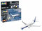 REVELL 63809 BOEING 737-800 1/288 SCALE PLASTIC MODEL KIT AIRCRAFT INCLUDED GLUE AND PAINT