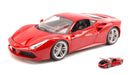 BBURAGO 16008 FERRARI 488 GTB RACE AND PLAY 1/18 SCALE DIECAST MODEL