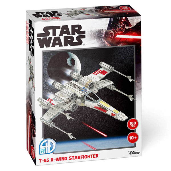 4D PUZZLE STAR WARS T-65 X-WING STARFIGHTER 160 PIECE CARDSTOCK MODELLING KIT