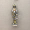 CHLOES GARDEN 10CM HANGING NUTCRACKER WITH TREE AND STAR DECORATION