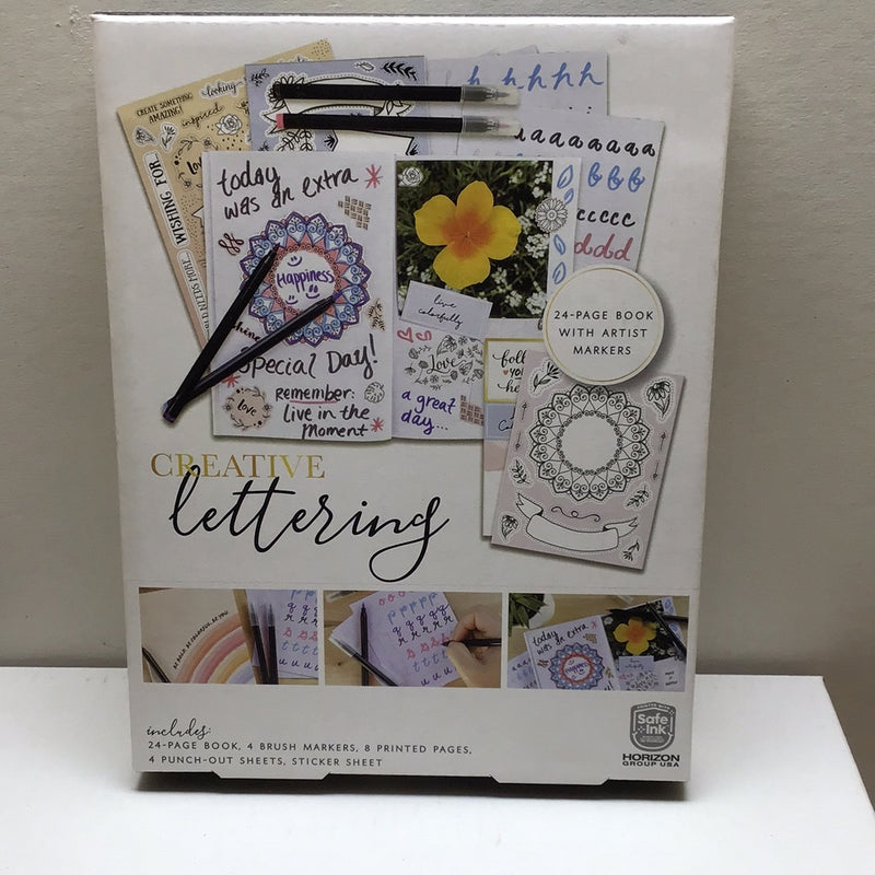 ADULT  CRAFT A5 BOXED CREATIVE LETTERING JOURNAL SET