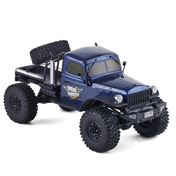 FMS ROC HOBBY 1/10 ATLAS 4X4 RS BLUE REMOTE CONTROL CRAWLER BATTERY AND CHARGER NOT INCLUDED