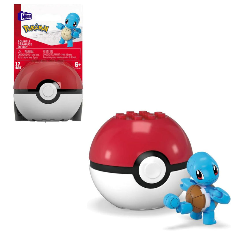 MEGA POKEMON EVERGREEN POKE BALL - SQUIRTLE 17PCS