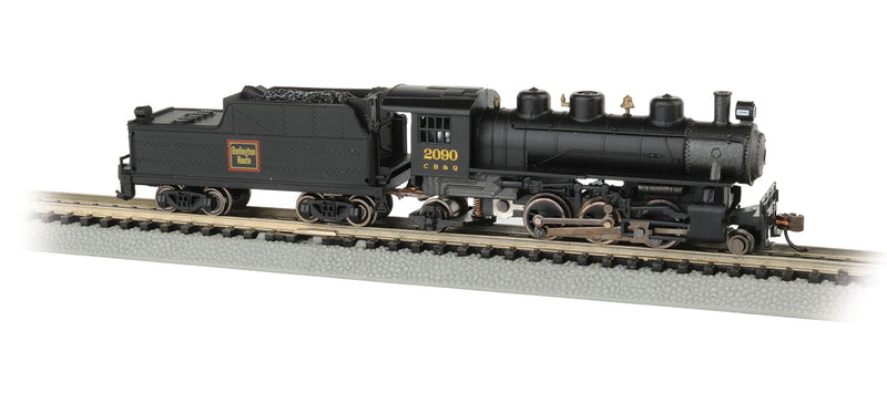 BACHMANN 51556 PRAIRIE 2-6-2 AND TENDER CB&Q