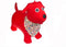 KAPER KIDZ BOUNCY RIDER RED DOG WITH SCARF