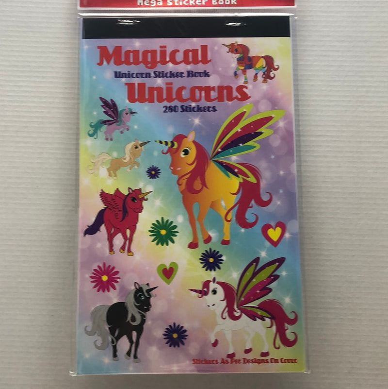 TNW COOL STUFF MEGA STICKER BOOK - MAGICAL UNICORN 280 STICKERS