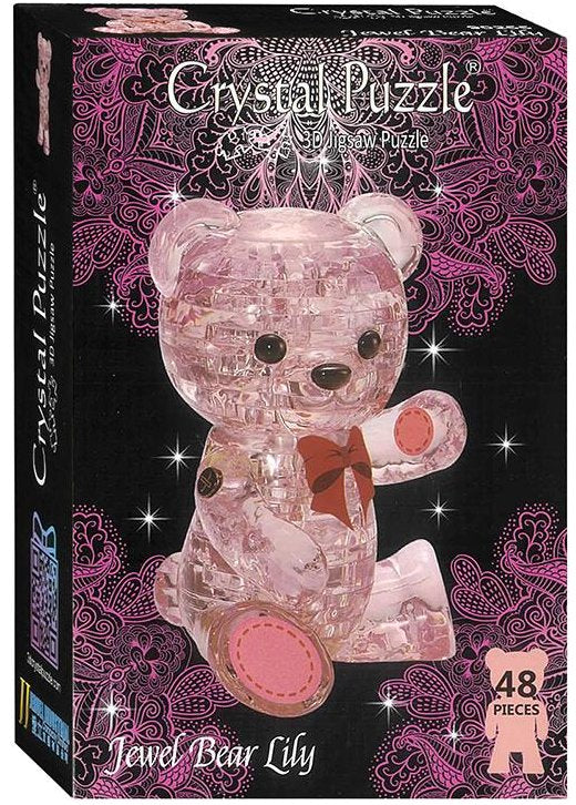 CRYSTAL PUZZLE 90166 HENRY JEWEL BEAR 48PC 3D JIGSAW PUZZLE