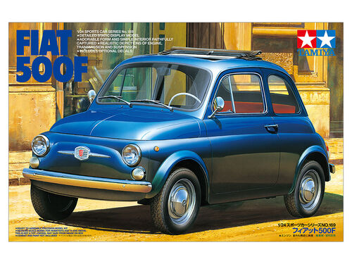 TAMIYA 24169 FIAT 500F BAMBINO 1/24 SCALE PLASTIC MODEL KIT AUTOMOMOBILE