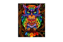 5D DIAMOND PICTURE - PSYCHEDELIC OWL - HI STONE KIT 30CM X 30CM