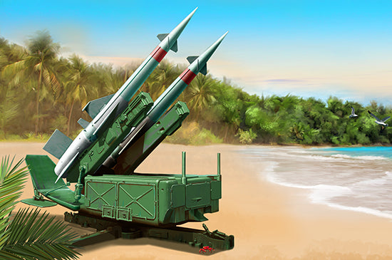 TRUMPETER 02353 SOVIET 5P71 LAUNCHER WITH 5V27 MISSILE PECHORA SA-3B GOA 1:35 PLASTIC MODEL KIT