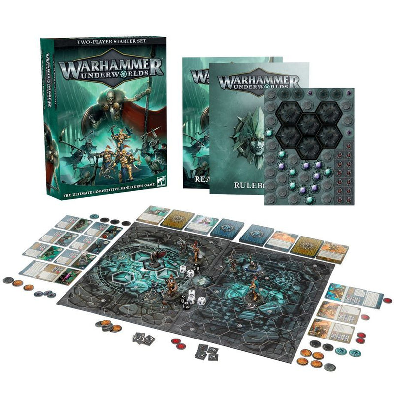 WARHAMMER UNDERWORLDS 110-01 THE ULTIMATE COMPETITIVE MINIATURES GAME  TWO PLAYER STARTER SET  INCLUDES 10 EASY TO BUILD CITADEL MINIATURES