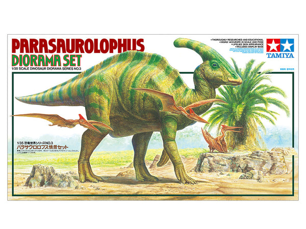 TAMIYA 60103 PARASAUROLOPHUS DIORAMA SET 1/35 SCALE PLASTIC MODEL KIT