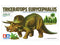 TAMIYA 60201 TRICERATOPS EURYCEPHALUS 1/35 SCALE PLASTIC MODEL KIT DINOSAUR