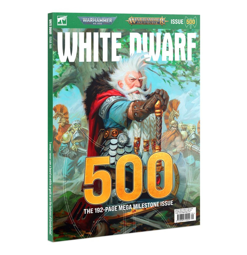 WARHAMMER WD05 THE WHITE DWARFS TREASURE HOARD ISSUE 500 192 PAGE MAGAZINE