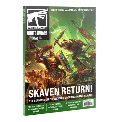 WARHAMMER 40,000 AGE OF SIGMAR ISSUE 502 WD04 WHITE DWARF TIME TRAVEL - TIME TWISTING BOARDING ACTION MISSIONS MAGAZINE