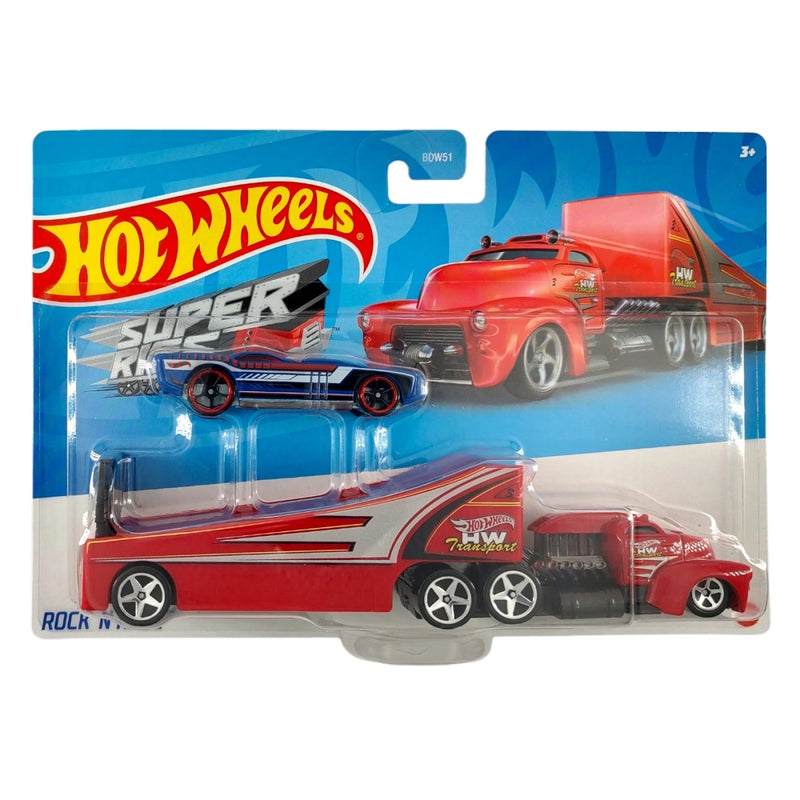 HOTWHEELS SUPER RIGS ROCK N RACE