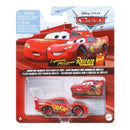 DISNEY PIXAR CARS LIGHTNING MCQUEEN WITH RUSTEZE SIGN METAL DIECAST