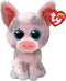 TY BEANIE BOOS HAMBONE PINK PIG REGULAR PLUSH