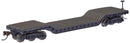 BACHMANN 71399 BLACK 52 INCH CENTER DEPRESSED FLAT CAR WITH NO LOAD N SCALE SILVER SERIES ROLLING STOCK