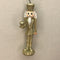 CHLOES GARDEN 10CM HANGING NUTCRACKER WITH CAKE DECORATION