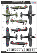 HOBBY BOSS  81778 HOWCAR HURRICANE MK.II PLASTIC MODEL KIT COMBAT AIRCRAFT