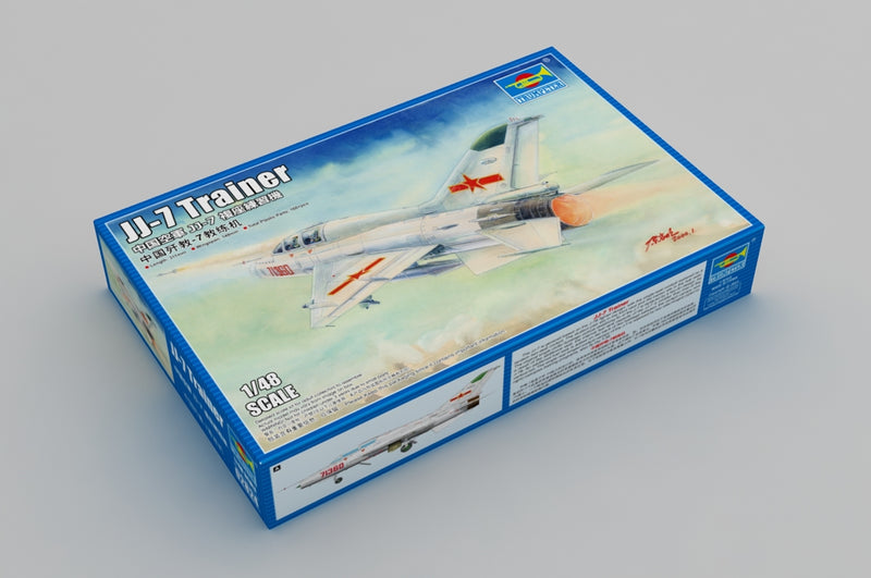 TRUMPETER 02824 JJ-7 TRAINER  1/48 SCALE PLASTIC MODEL KIT FIGHTER AIRCRAFT
