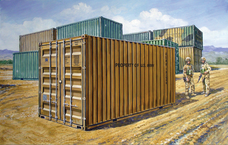 ITALERI 6516 US 20 MILITARY CONTAINER 1/35 MODEL KIT